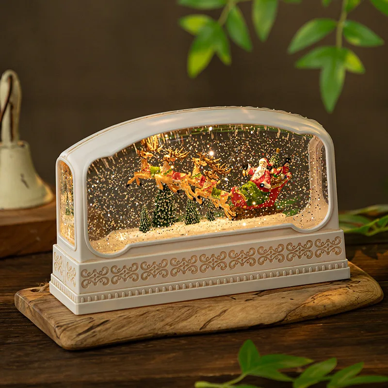 Rectangular Resin Snow Globe M - Snow Globe Musical avaliação e preço