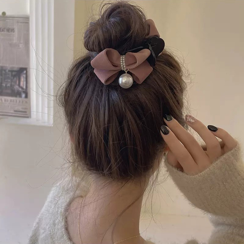 1PC Beautiful New Pearl Bow Ti - Ribbon Bow Gift avaliação e preço