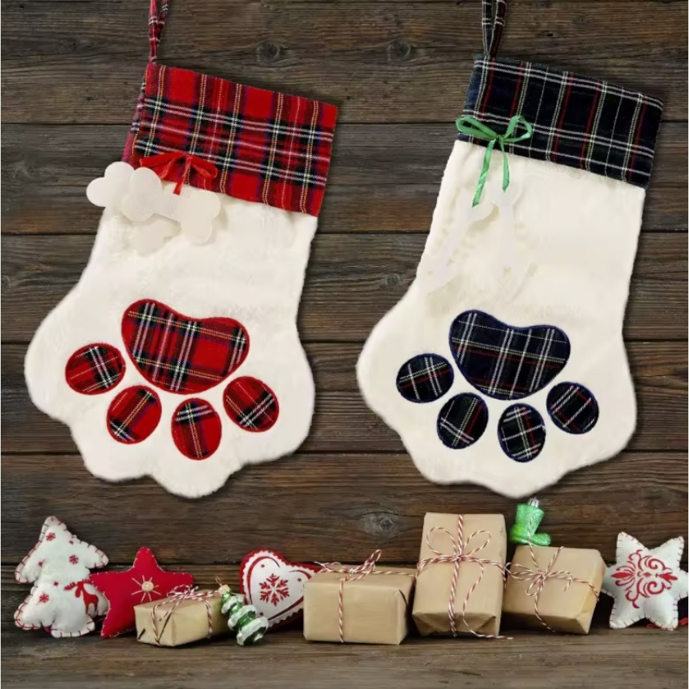 Christmas Socks New Year Decor - Christmas Stocking Hanging avaliação e preço