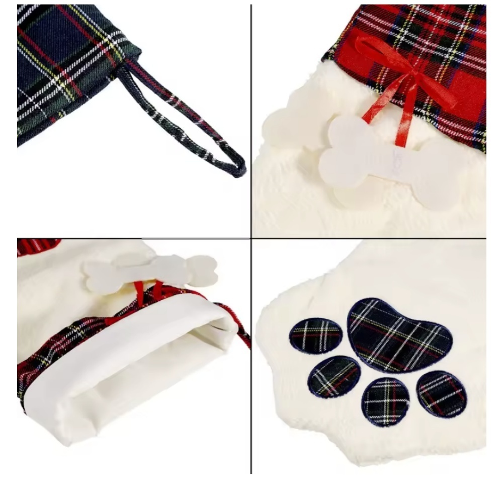 Christmas Socks New Year Decor - Christmas Stocking Hanging avaliação e preço