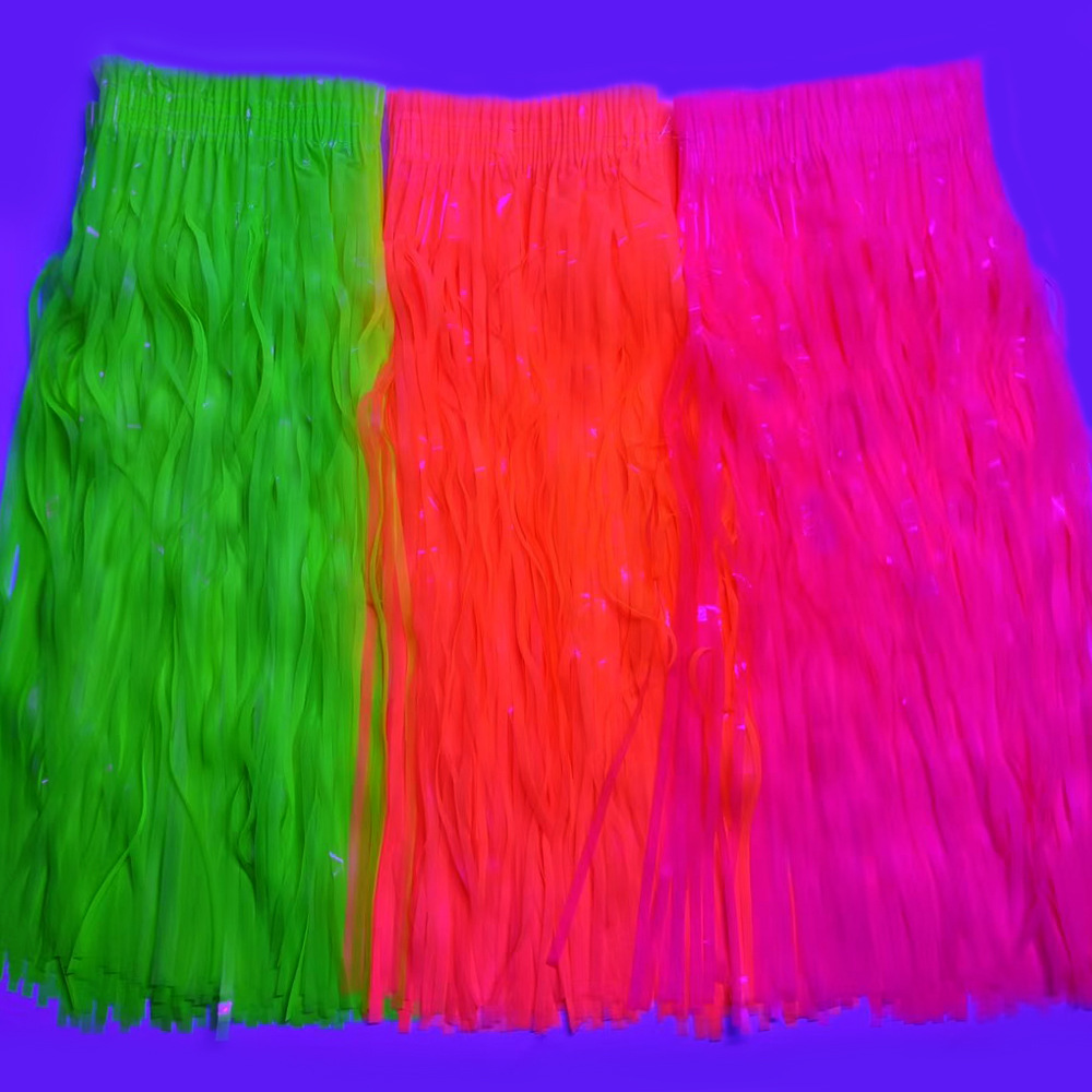 Neon Fluorescent Tinsel Skirt, - Tinsel Garland Decoration avaliação e preço