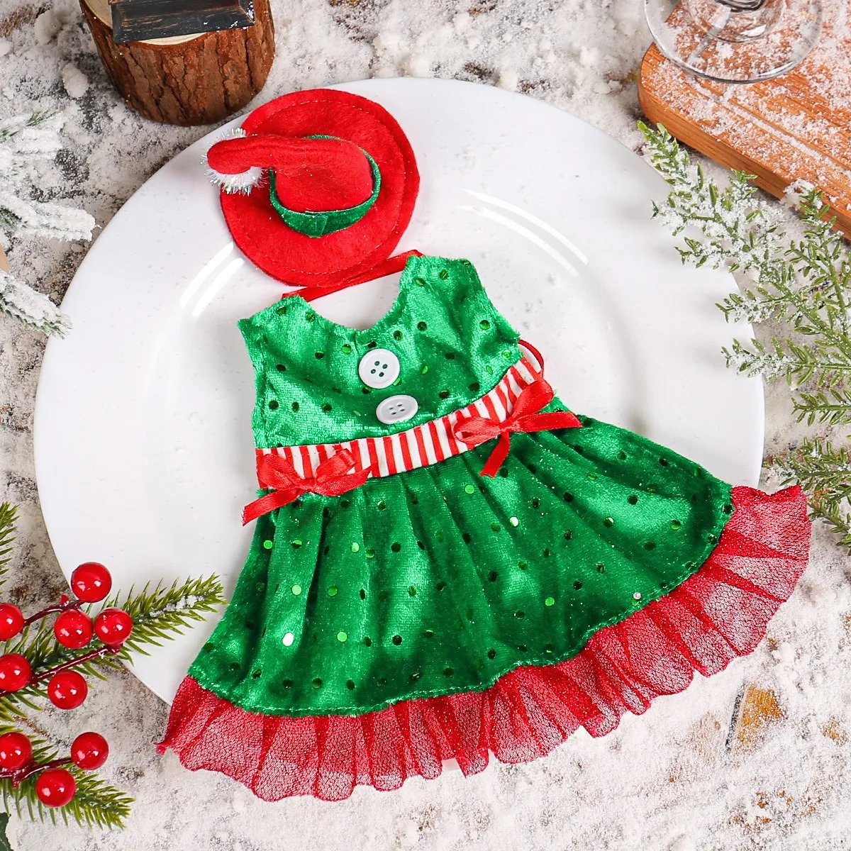Christmas Cute Elf Wine Bottle - Elf Costume Christmas avaliação e preço