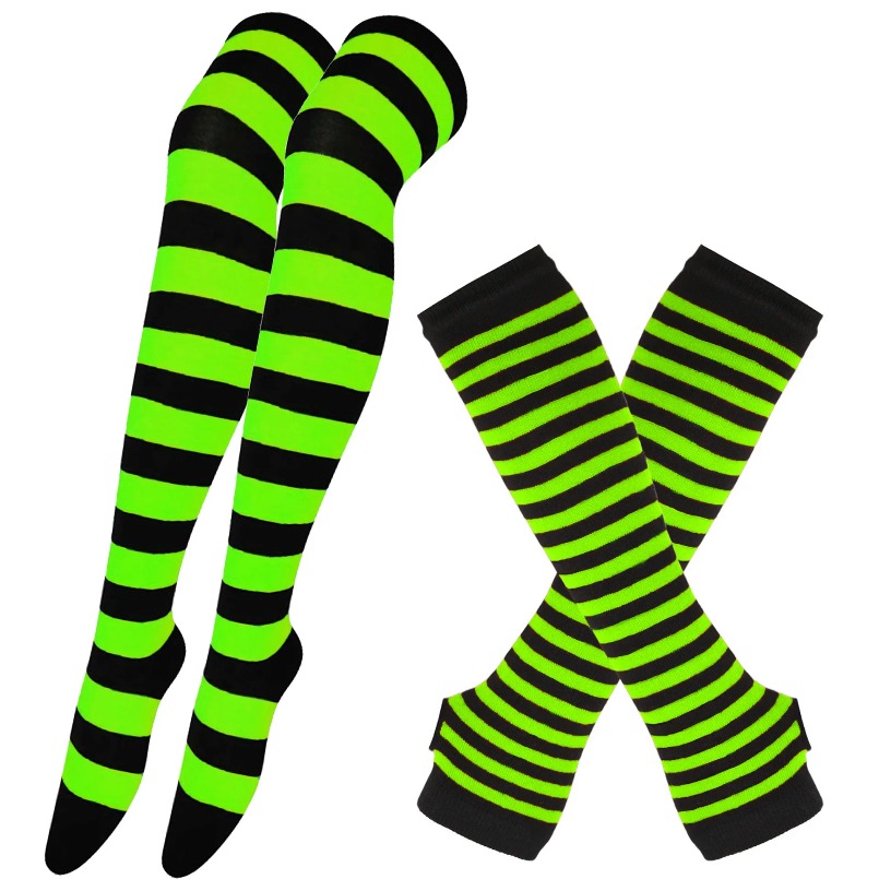 Women Thigh High Socks Arm Sle - Christmas Stocking Hanging avaliação e preço