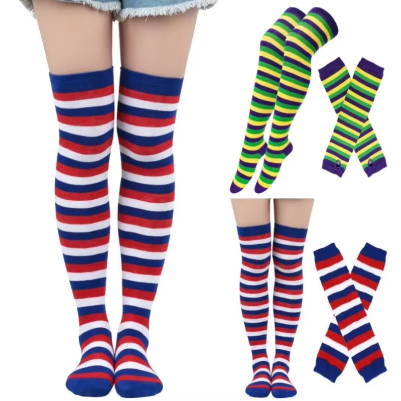 Women Thigh High Socks Arm Sle - Christmas Stocking Hanging avaliação e preço