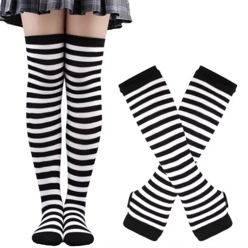 Women Thigh High Socks Arm Sle - Christmas Stocking Hanging avaliação e preço