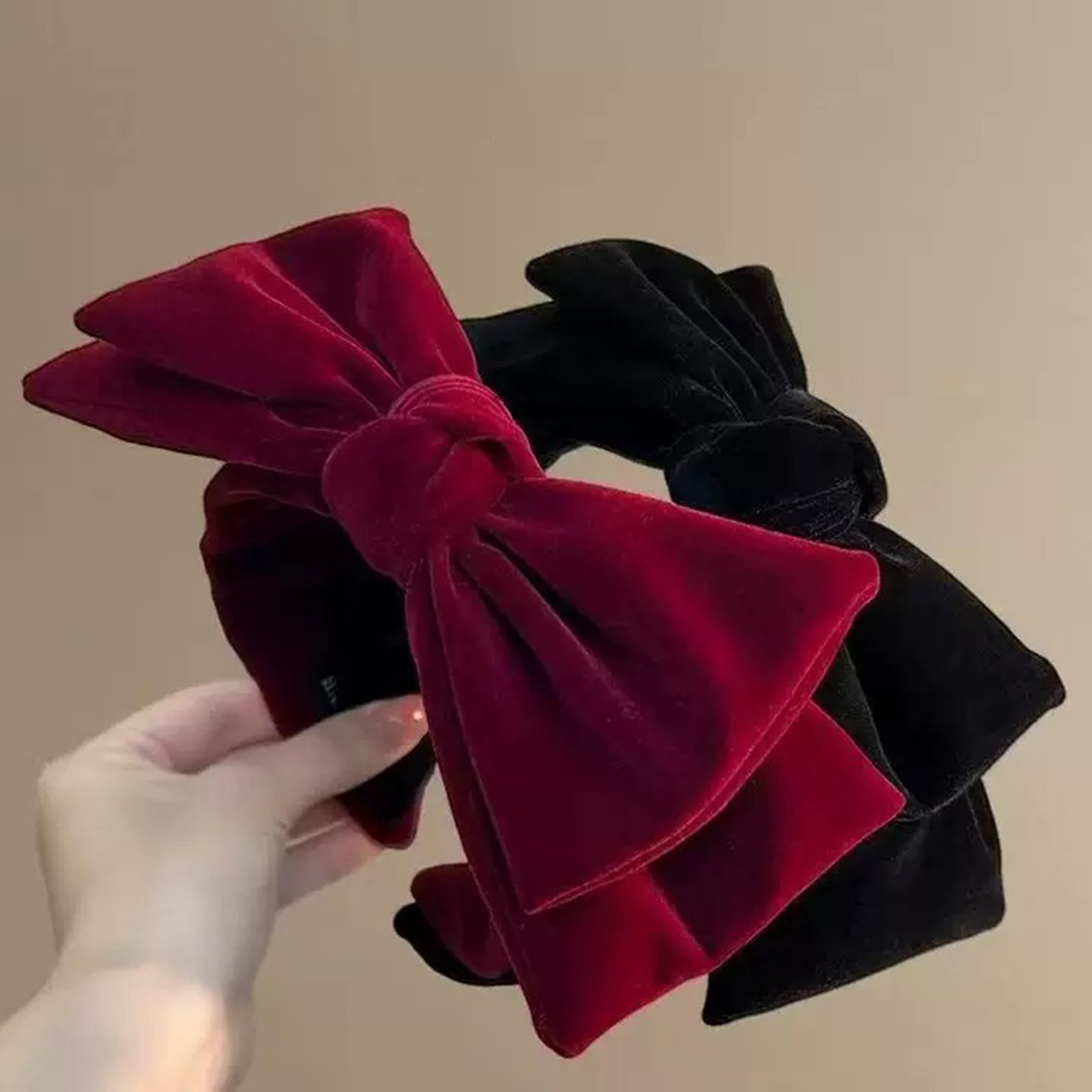 AWAYTR 1pc Large Velvet Bow Ha - Ribbon Bow Gift avaliação e preço