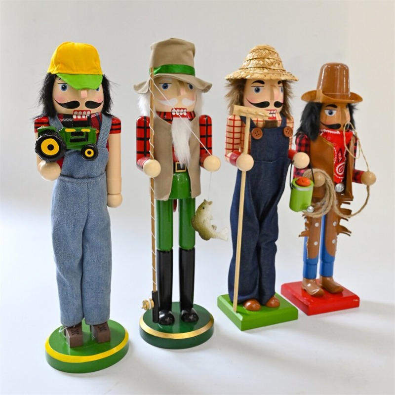 Wooden Nutcracker Soldiers Dri - Nutcracker Figurine avaliação e preço