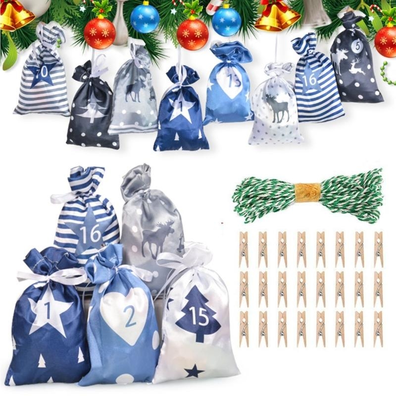 Christmas Advent Calendar Bags - Advent Calendar Gift avaliação e preço