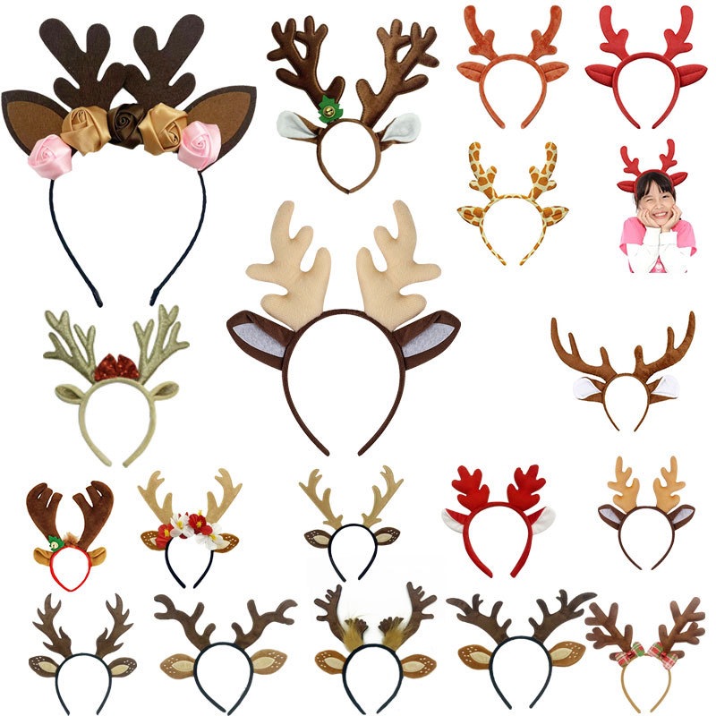 Reindeer Costume Set Tutu Skir - Reindeer Antlers Headband avaliação e preço