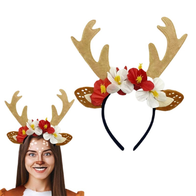 Reindeer Costume Set Tutu Skir - Reindeer Antlers Headband avaliação e preço