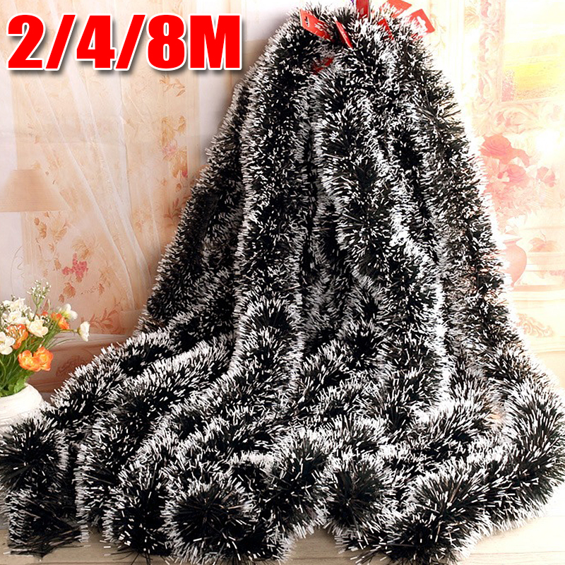 2-8M Christmas Decor Ribbons G - Tinsel Garland Decoration avaliação e preço