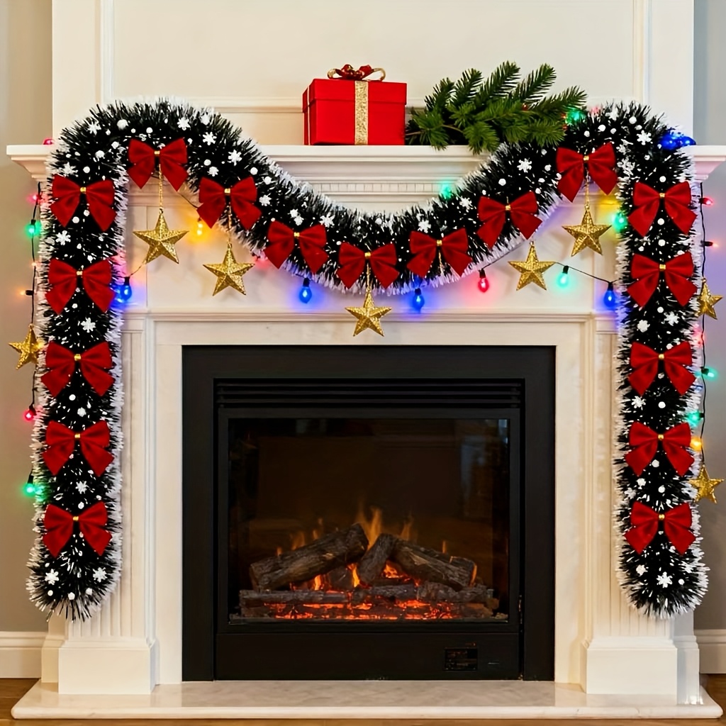 Artificial Christmas Garland X - Tinsel Garland Decoration avaliação e preço
