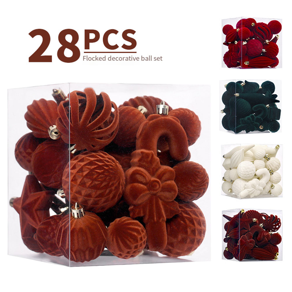  28PCS Christmas Balls Christ - Ornament Ball Set avaliação e preço