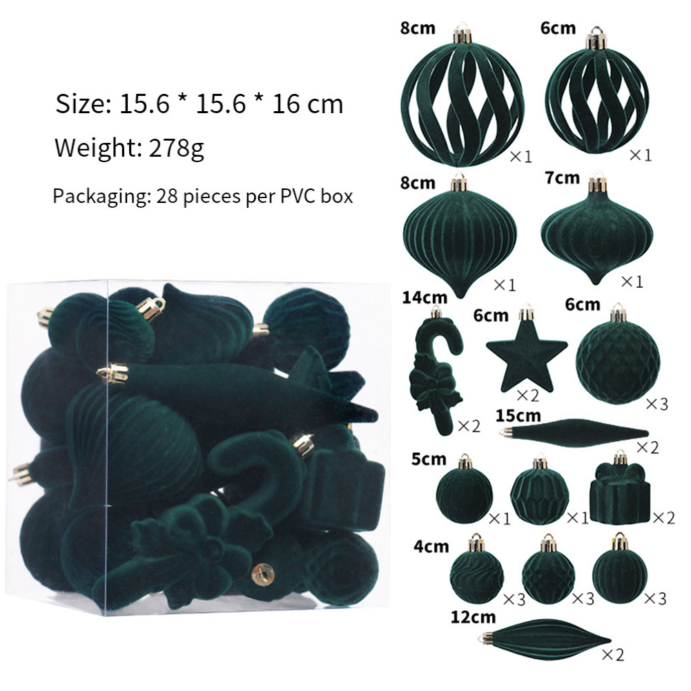  28PCS Christmas Balls Christ - Ornament Ball Set avaliação e preço