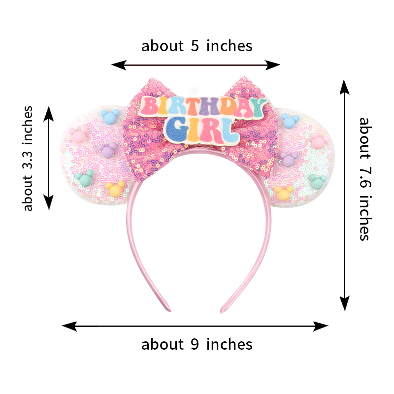 Girls Happy Birthday Minnie Mo - Ribbon Bow Gift avaliação e preço