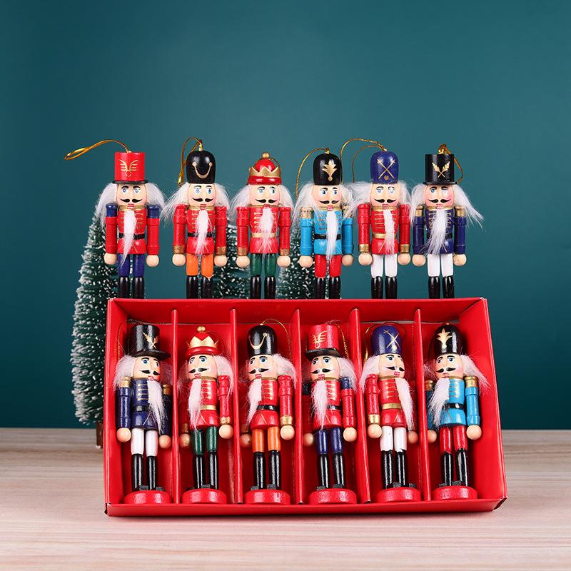 1/3/6Pcs Desktop Decor 12cm Mi - Nutcracker Figurine avaliação e preço