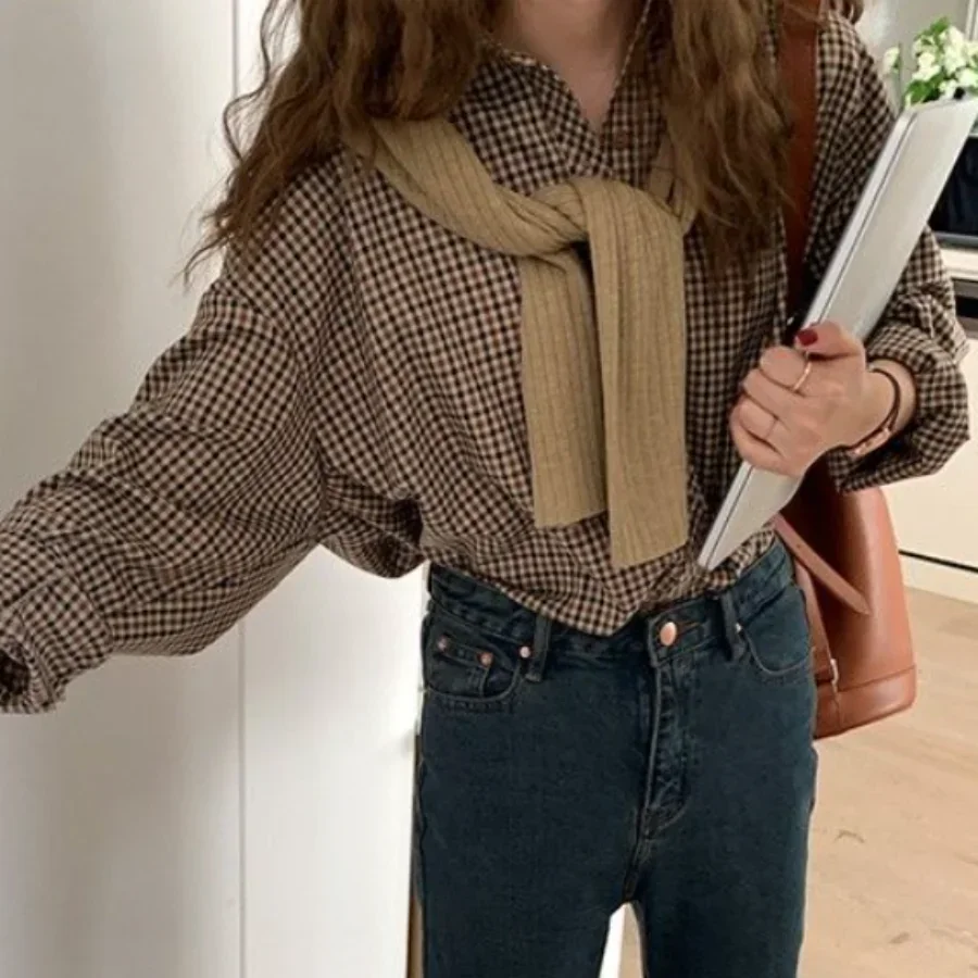 Plaid Shirt for Women's Autumn - Christmas Throw Blanket avaliação e preço