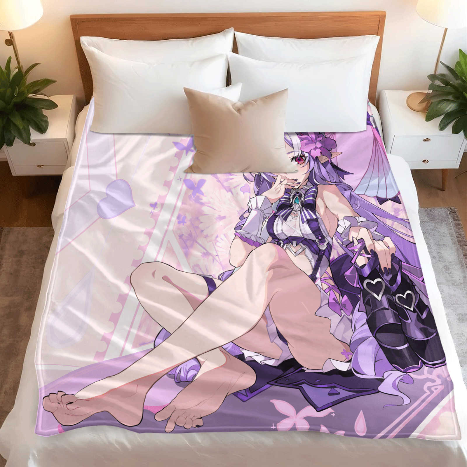 Cartoon Zenless Zone Zero  Fla - Christmas Throw Blanket avaliação e preço