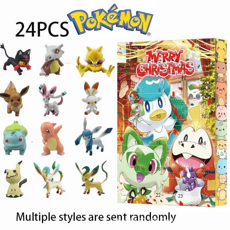 Pokemon 24 Days Christmas Coun - Advent Calendar Gift avaliação e preço