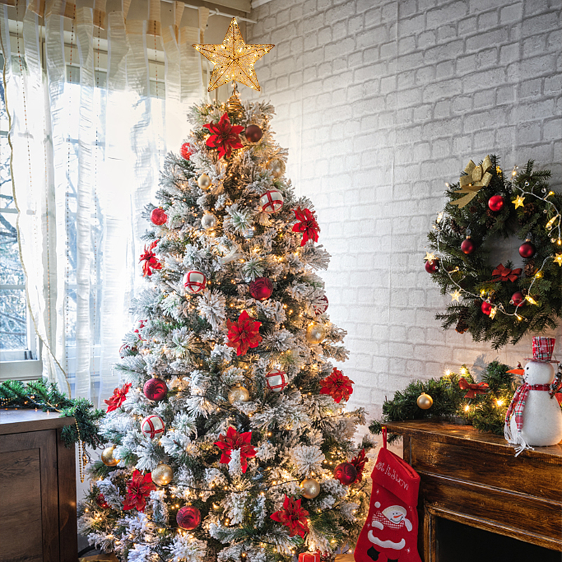 LED Christmas Tree Top Decorat - Star Tree Topper avaliação e preço