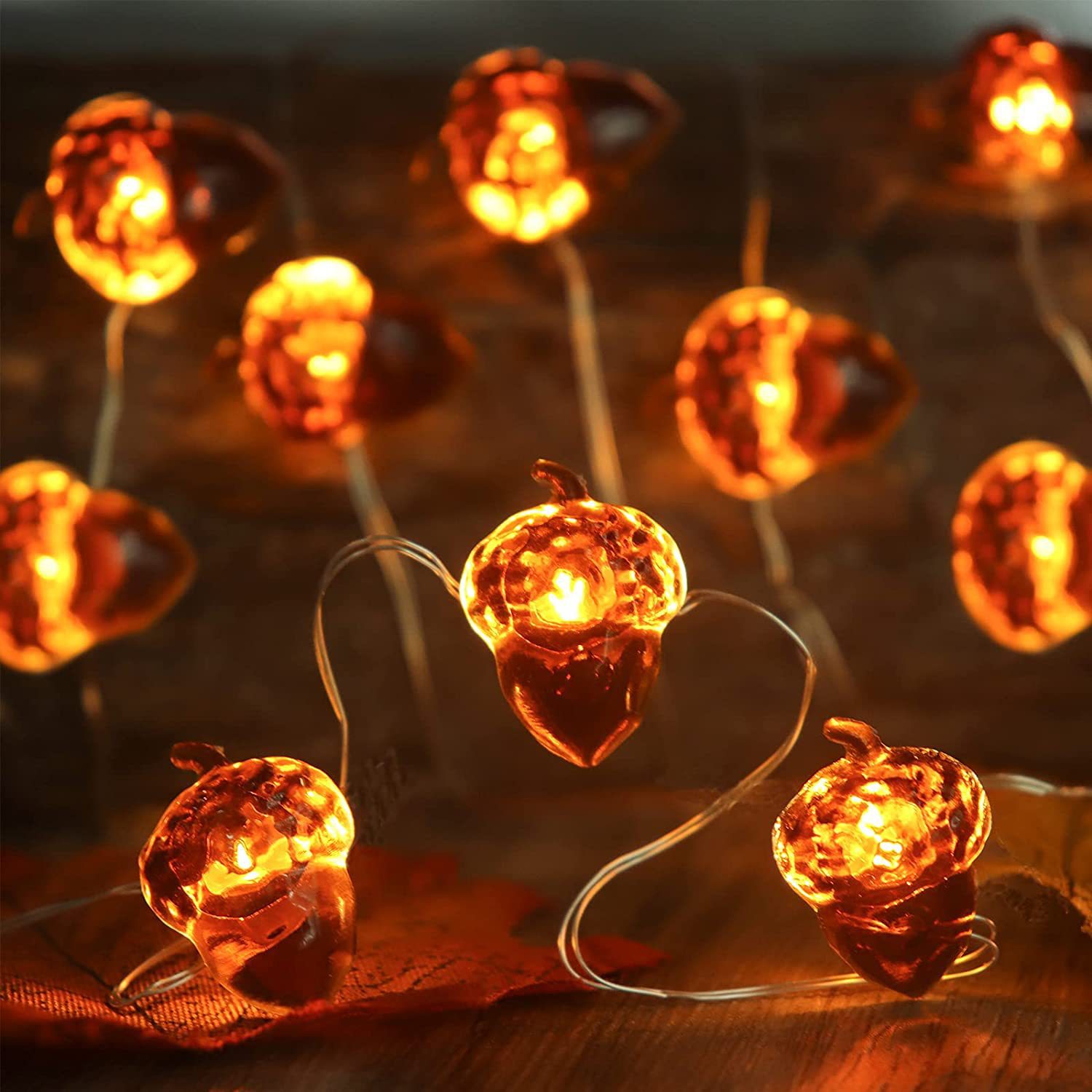 30 LEDs Acorn String Lights Th - Led Fairy String Lights avaliação e preço