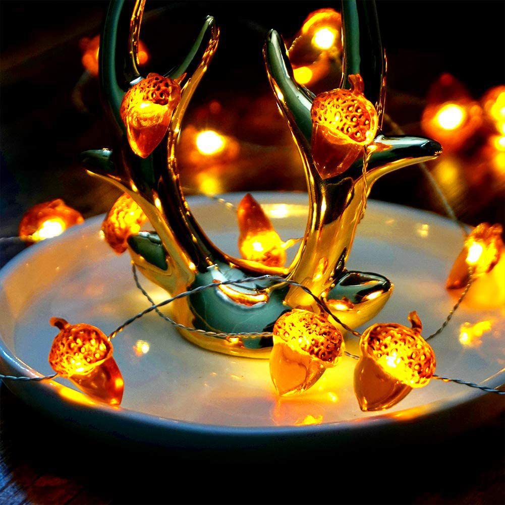 30 LEDs Acorn String Lights Th - Led Fairy String Lights avaliação e preço