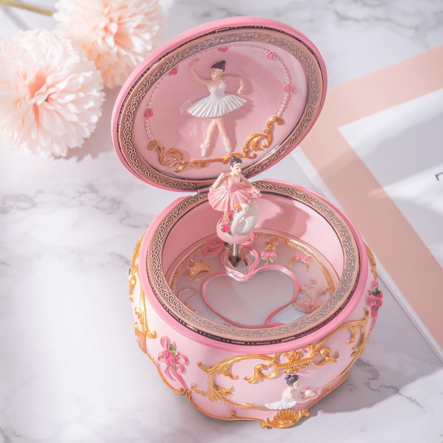 LED Rotating Ballerina Music B - Snow Globe Musical avaliação e preço