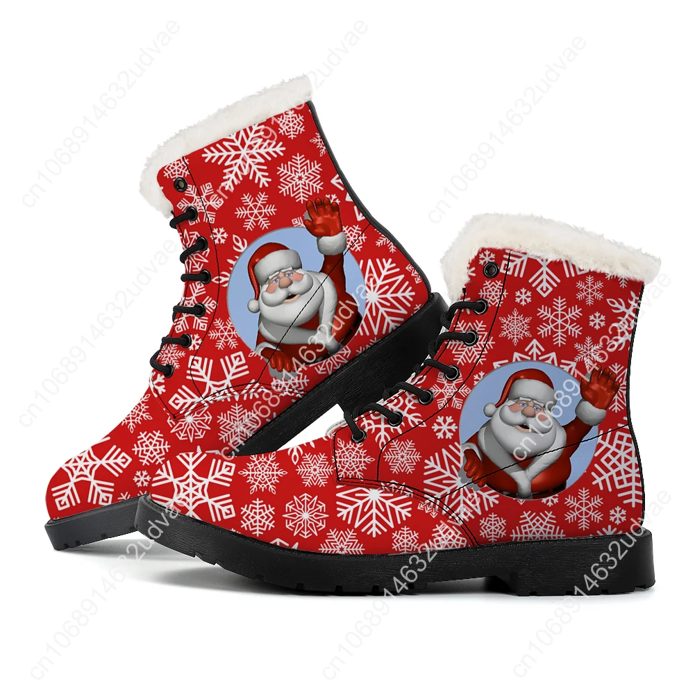Christmas Plush Boots Mens Wom - Christmas Lights Outdoor avaliação e preço