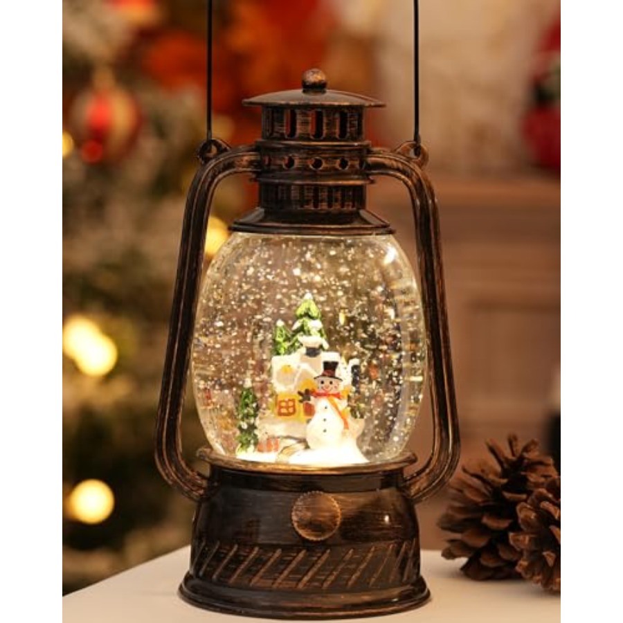 Christmas Decorations Snow Glo - Snow Globe Musical avaliação e preço