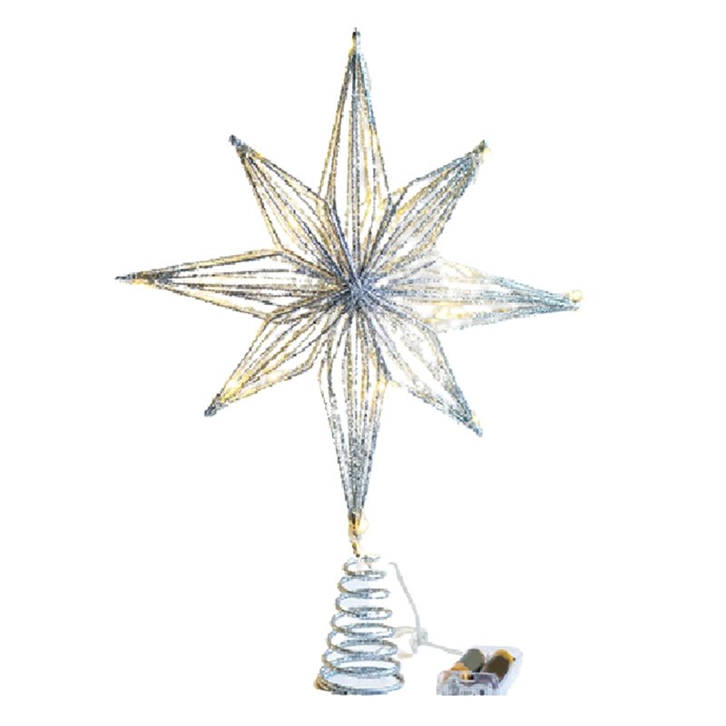 【LAST CHANCE】2X Christmas Tree - Star Tree Topper avaliação e preço