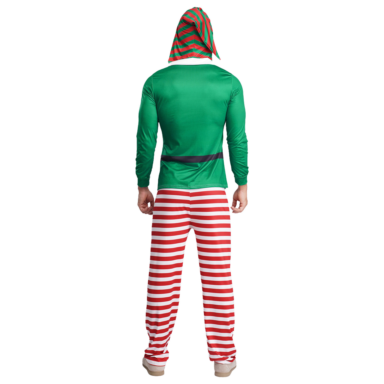 Mens Christmas Elf Pajamas Par - Elf Costume Christmas avaliação e preço
