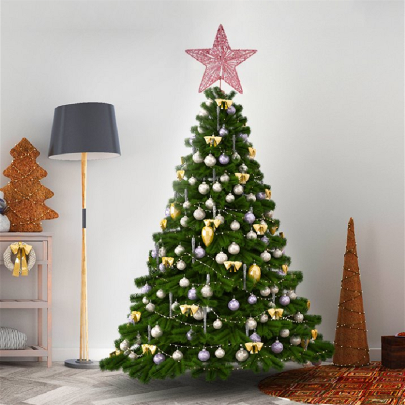 Christmas Pink Pentagon Top St - Star Tree Topper avaliação e preço