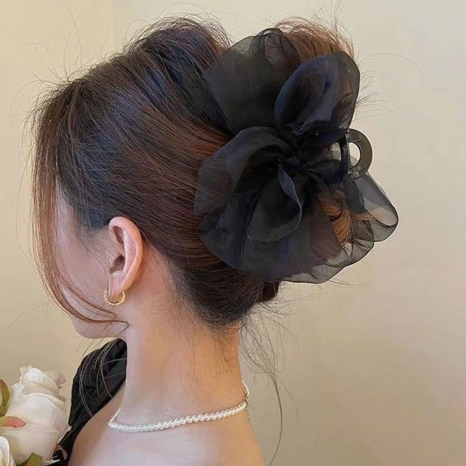 1PCFashion Mesh Tulle Large Bo - Ribbon Bow Gift avaliação e preço