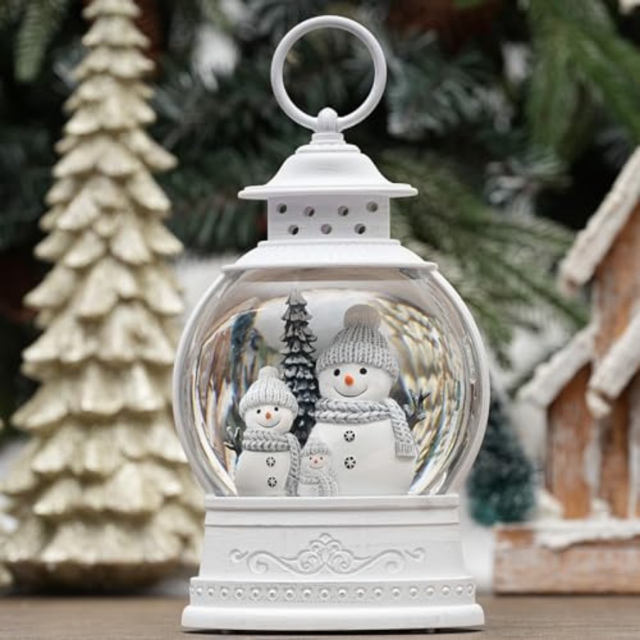 Christmas Snow Globe Lantern M - Snow Globe Musical avaliação e preço