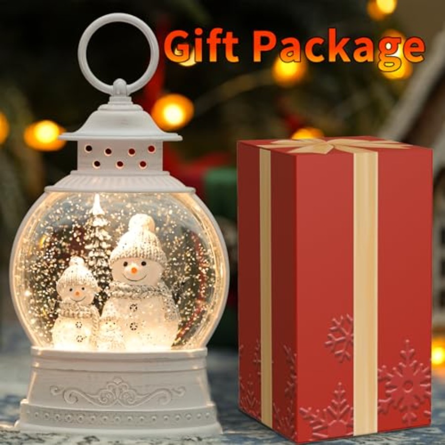 Christmas Snow Globe Lantern M - Snow Globe Musical avaliação e preço