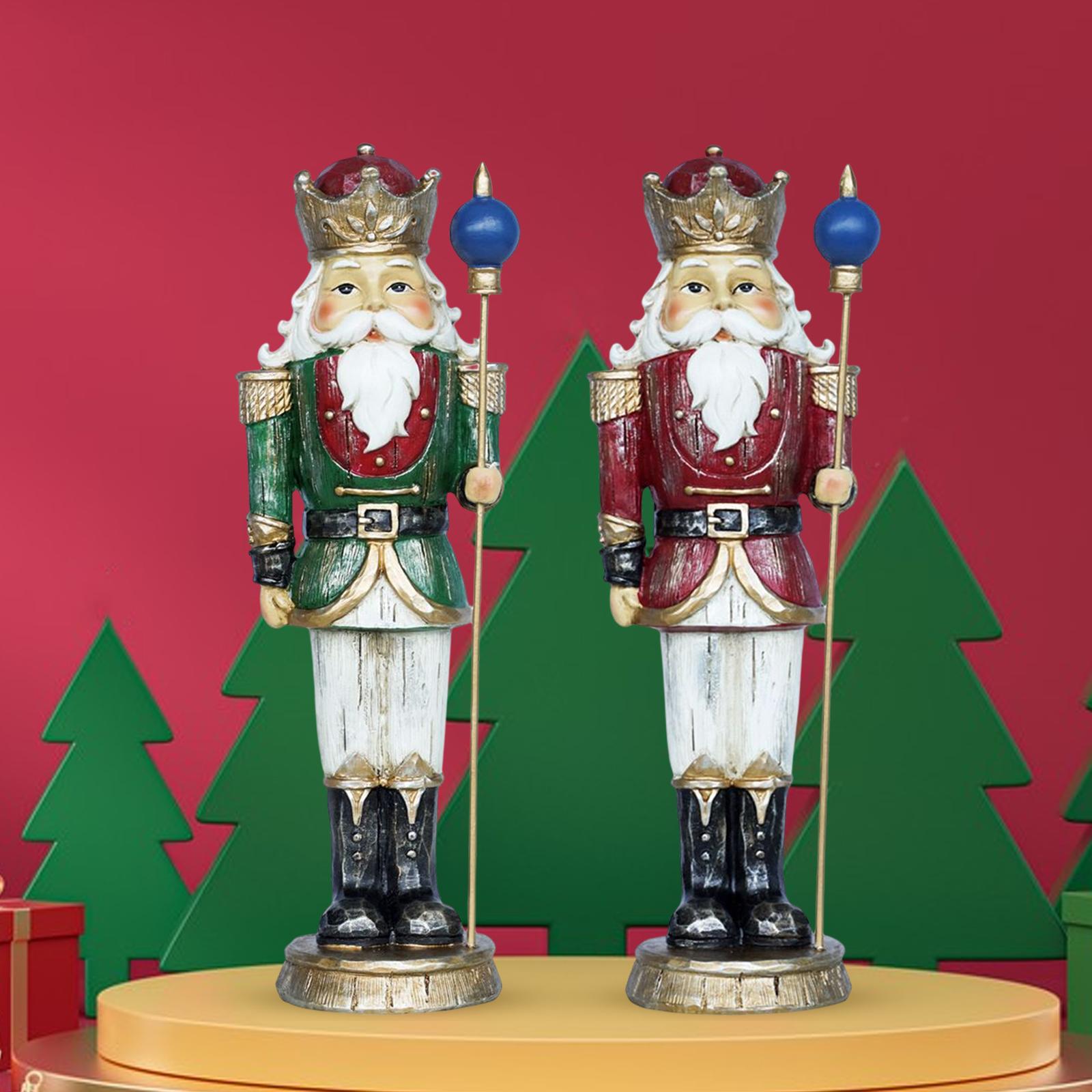 10 Inch Resin Christmas Nutcra - Nutcracker Figurine avaliação e preço