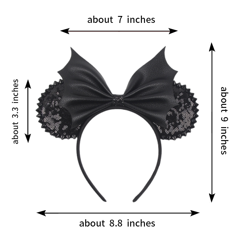 NEW Halloween Mouse Ears Headb - Ribbon Bow Gift avaliação e preço