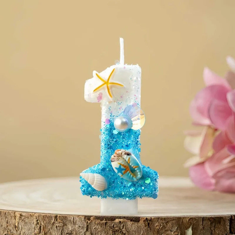 Shell-shaped Starfish Digital  - Holiday Candle Set avaliação e preço