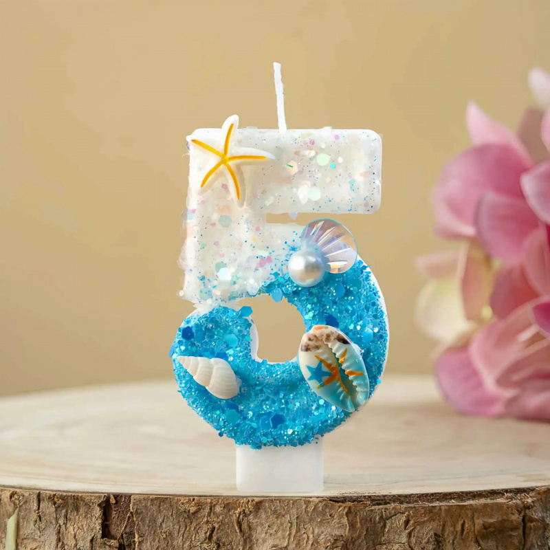 Shell-shaped Starfish Digital  - Holiday Candle Set avaliação e preço