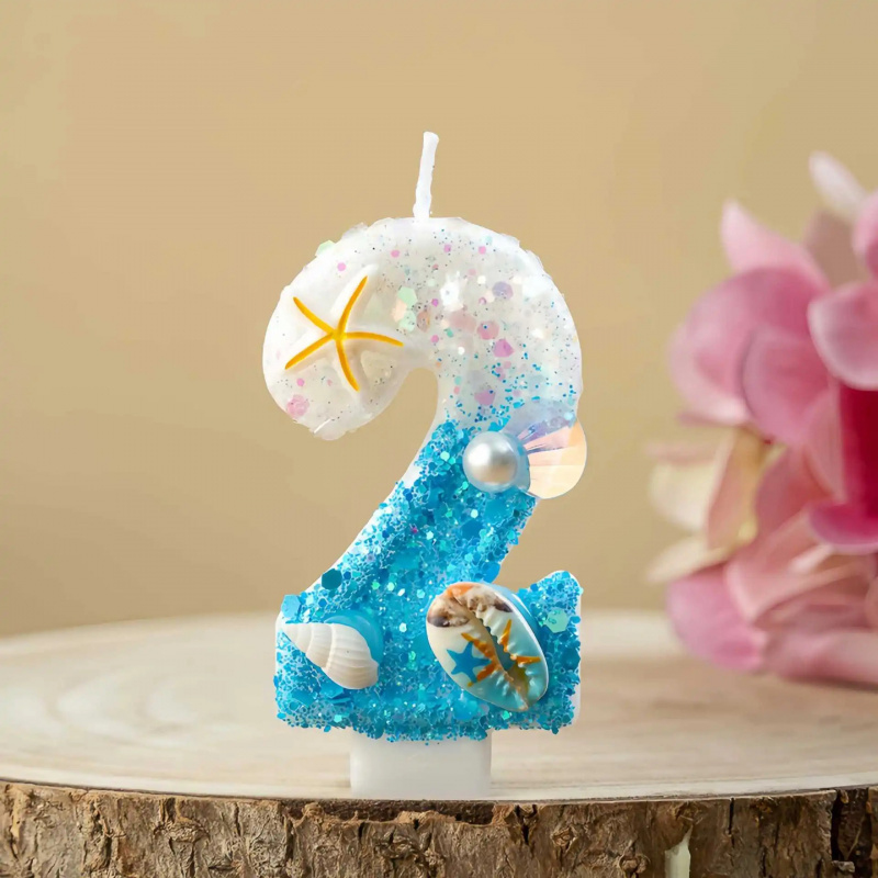 Shell-shaped Starfish Digital  - Holiday Candle Set avaliação e preço