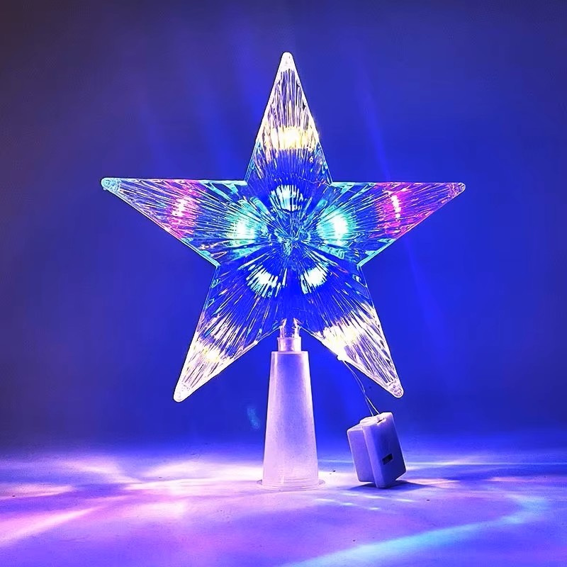 15cm Christmas Glowing Tree To - Star Tree Topper avaliação e preço