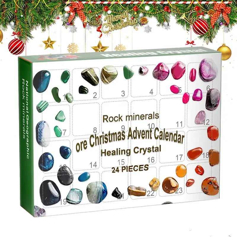 24 Day Stone Advent Calendar R - Advent Calendar Gift avaliação e preço