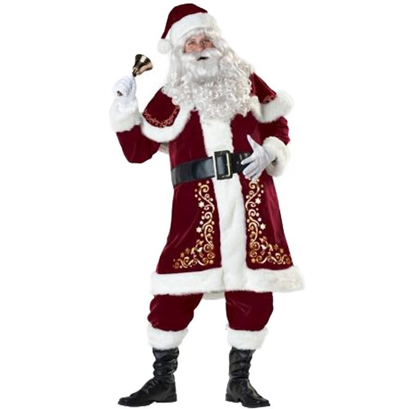 Santa Claus Costume Women Men  - Elf Costume Christmas avaliação e preço