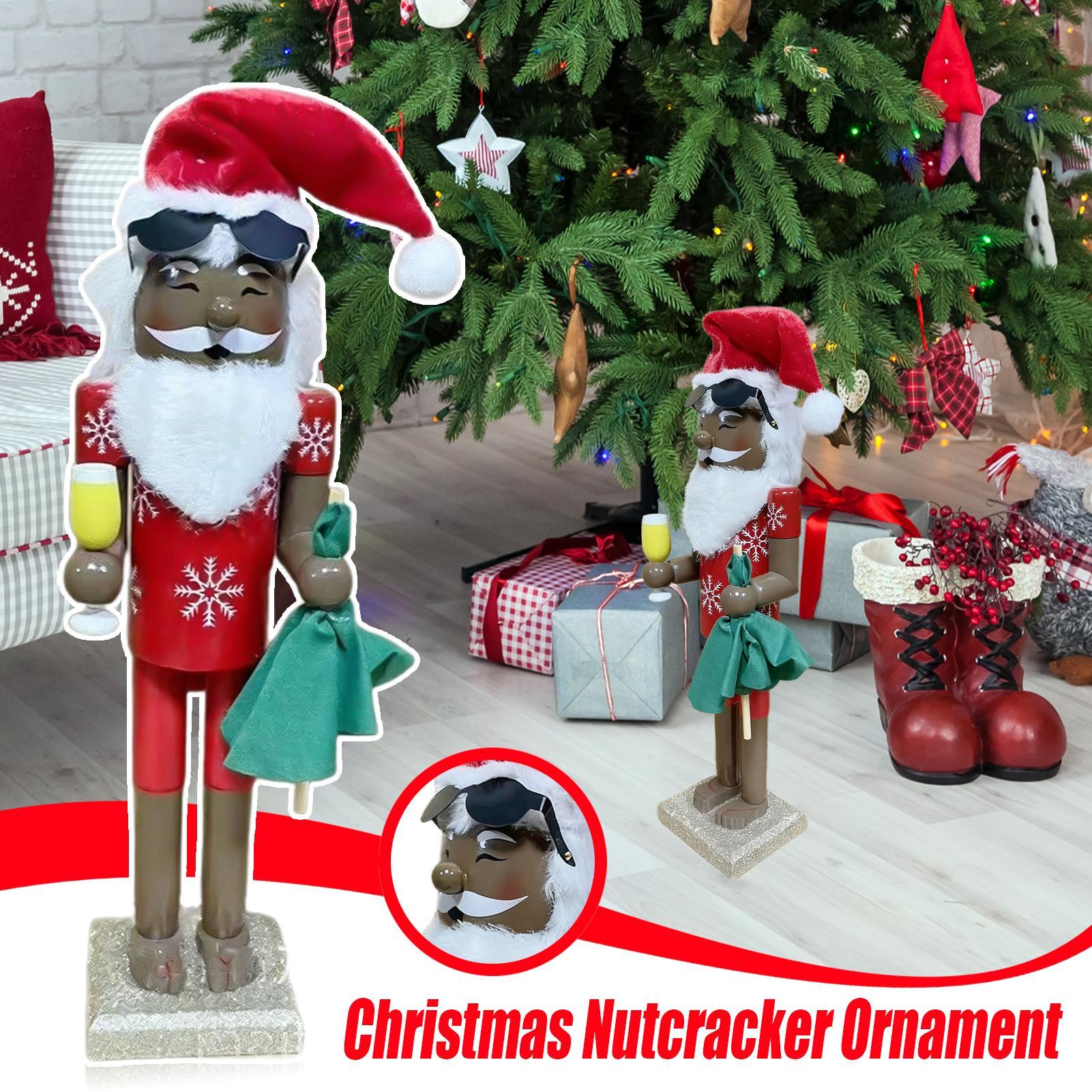 Nutcracker Decor Christmas Afr - Nutcracker Figurine avaliação e preço