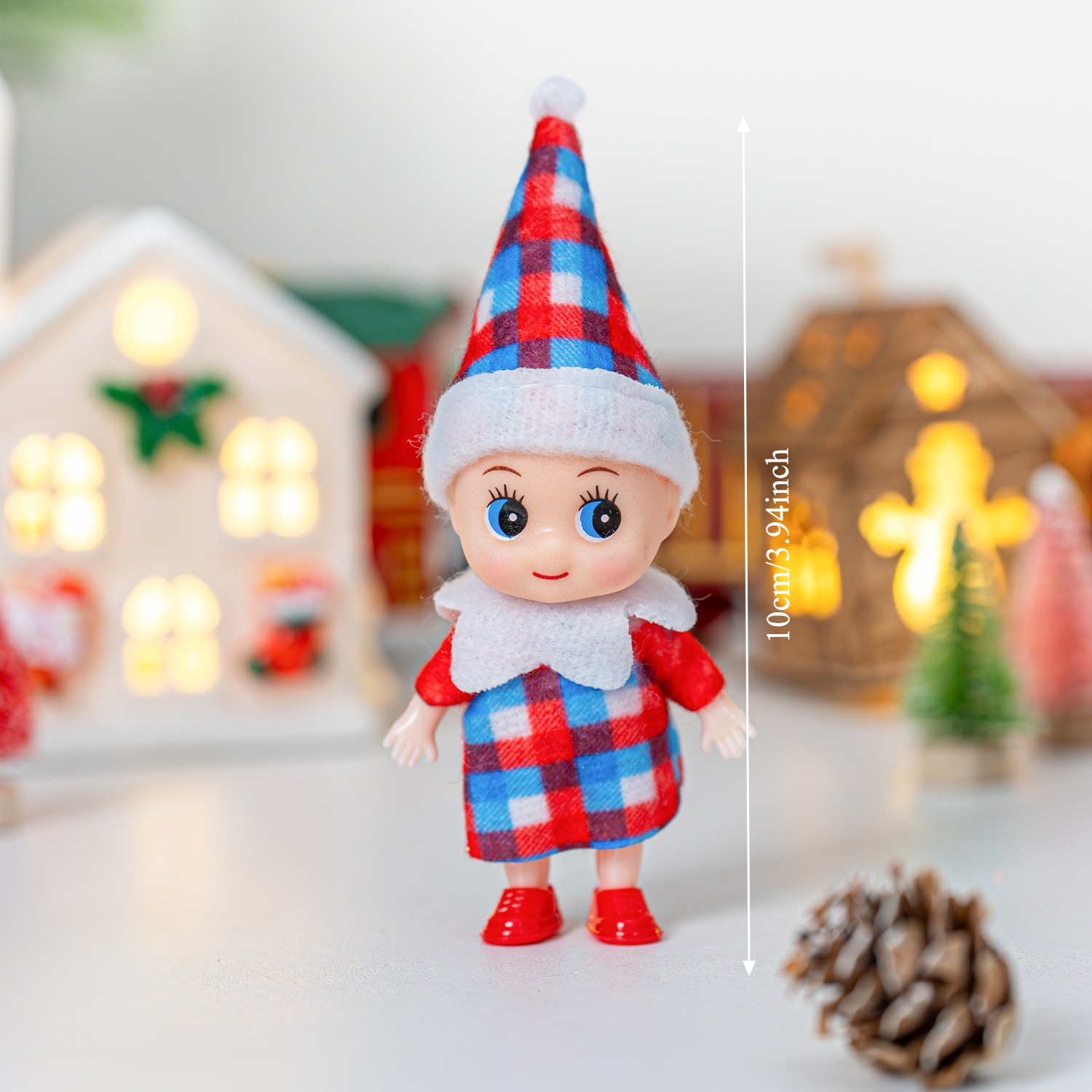 4/5/6 Pcs Mini Baby Elf Christ - Christmas Throw Blanket avaliação e preço