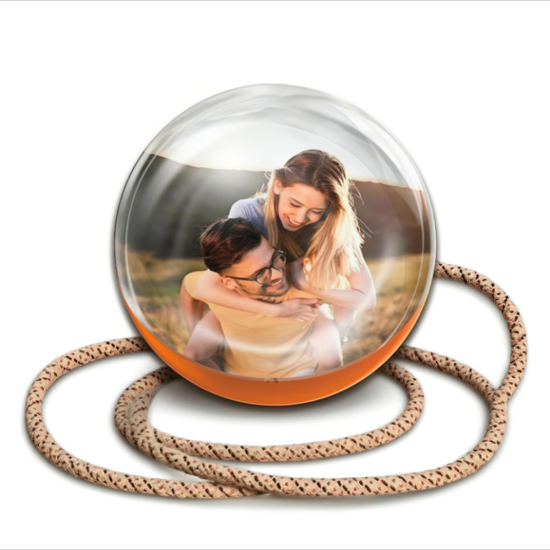 New Crystal Ball Decorative Ba - Snow Globe Musical avaliação e preço