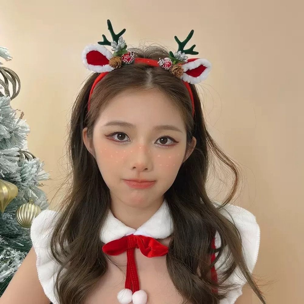 Funny Christmas Decoration Chr - Reindeer Antlers Headband avaliação e preço