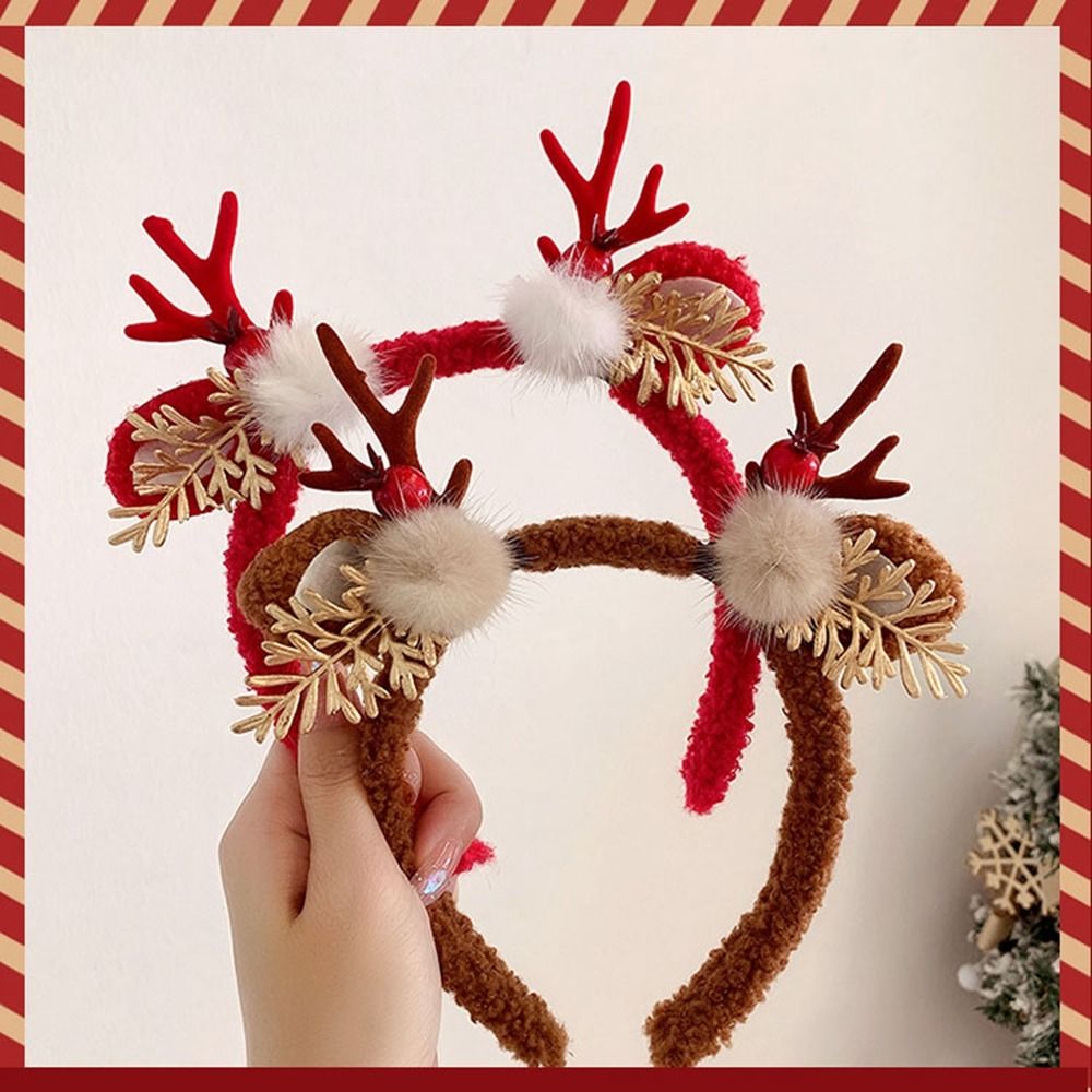 Funny Christmas Decoration Chr - Reindeer Antlers Headband avaliação e preço