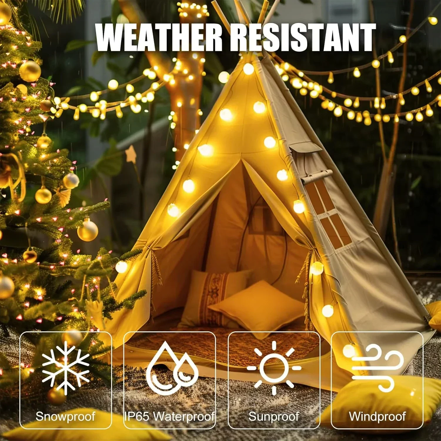 USB LED Ball String Lights 6M  - Led Fairy String Lights avaliação e preço