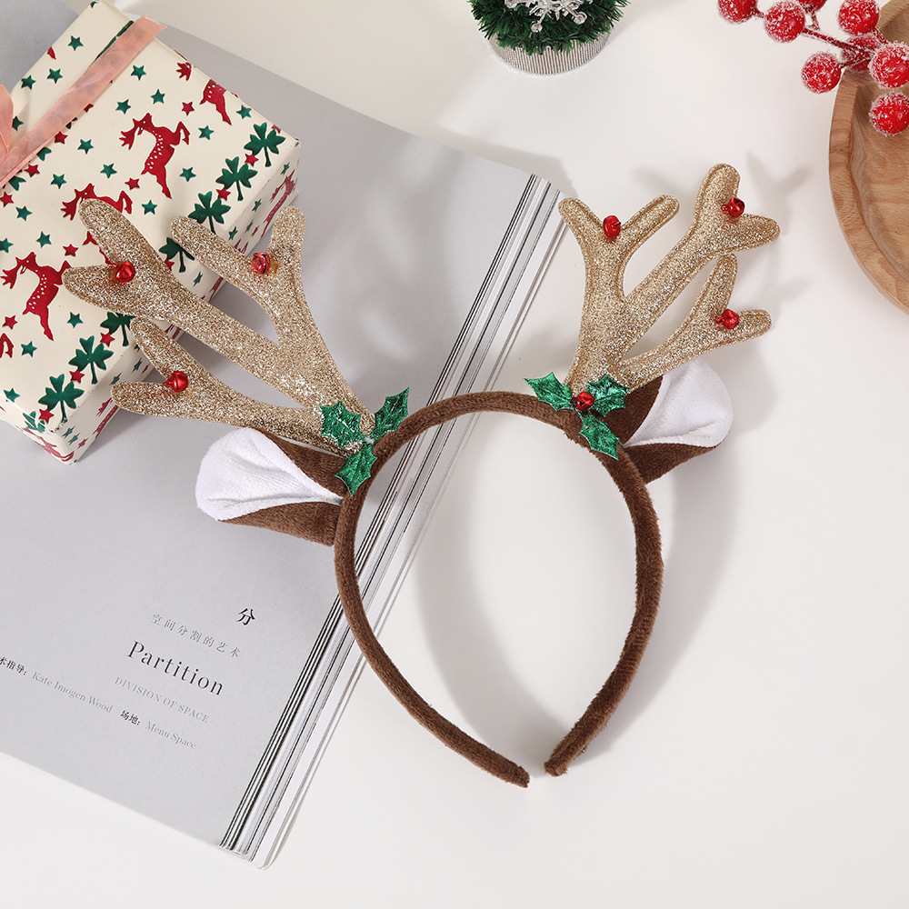 1pcs  Adults Women Girls Deer  - Reindeer Antlers Headband avaliação e preço